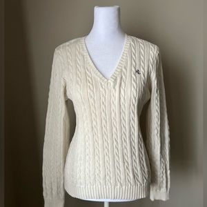 Ralph Lauren 100% cotton V-neck Casual Sweater